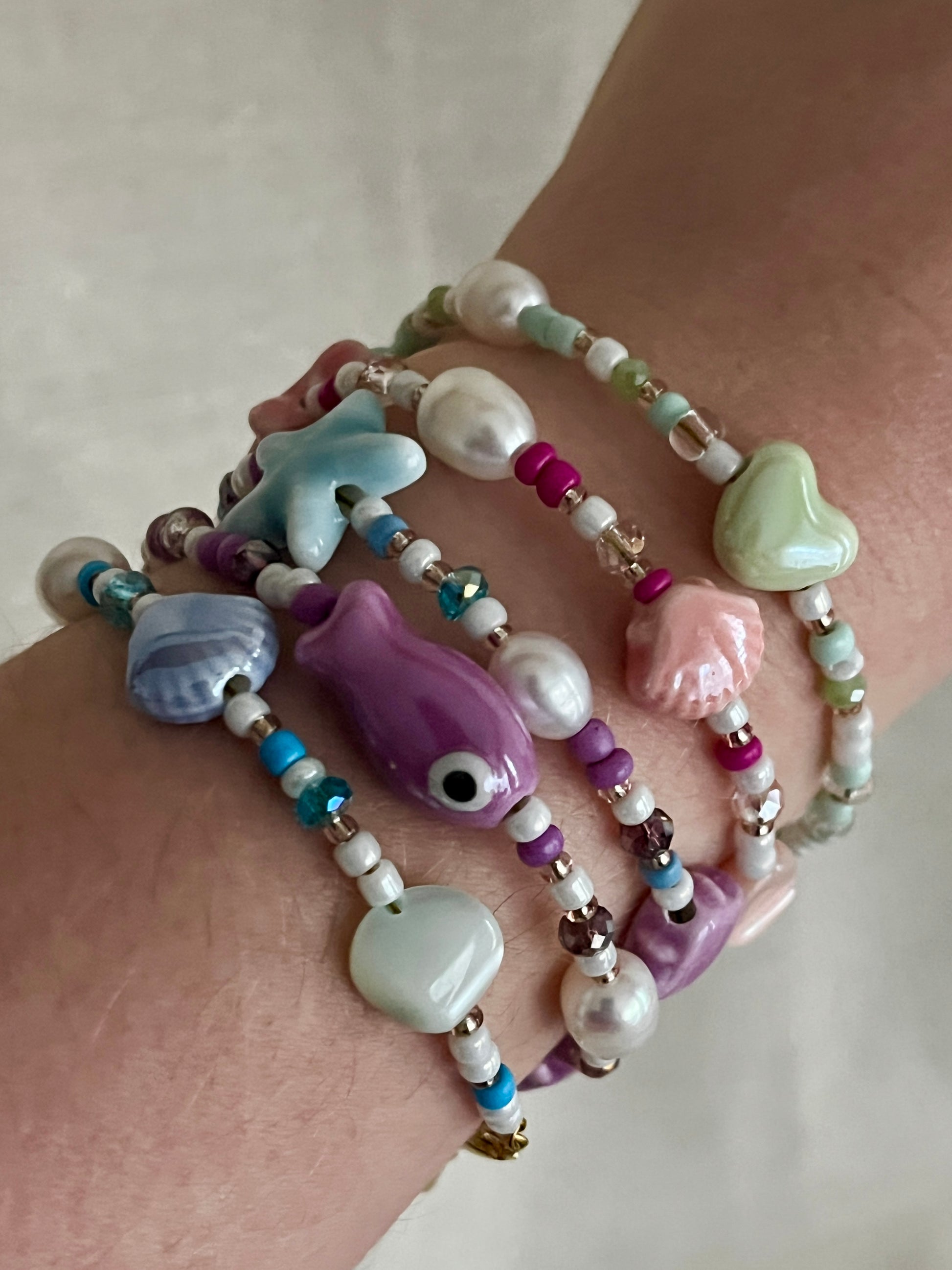 bijoux perles coquillage