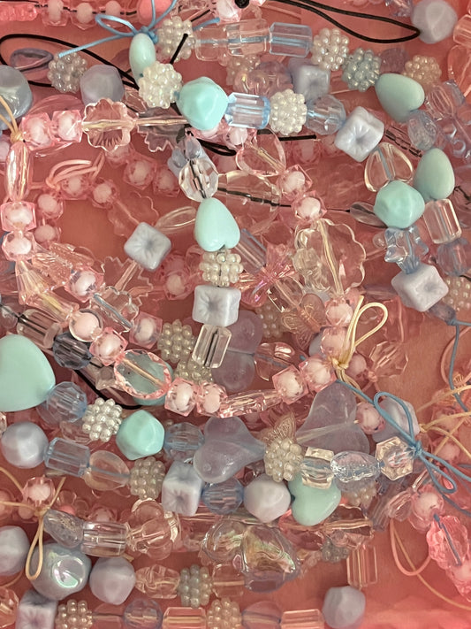 Olivia I Bijoux de téléphone en perles