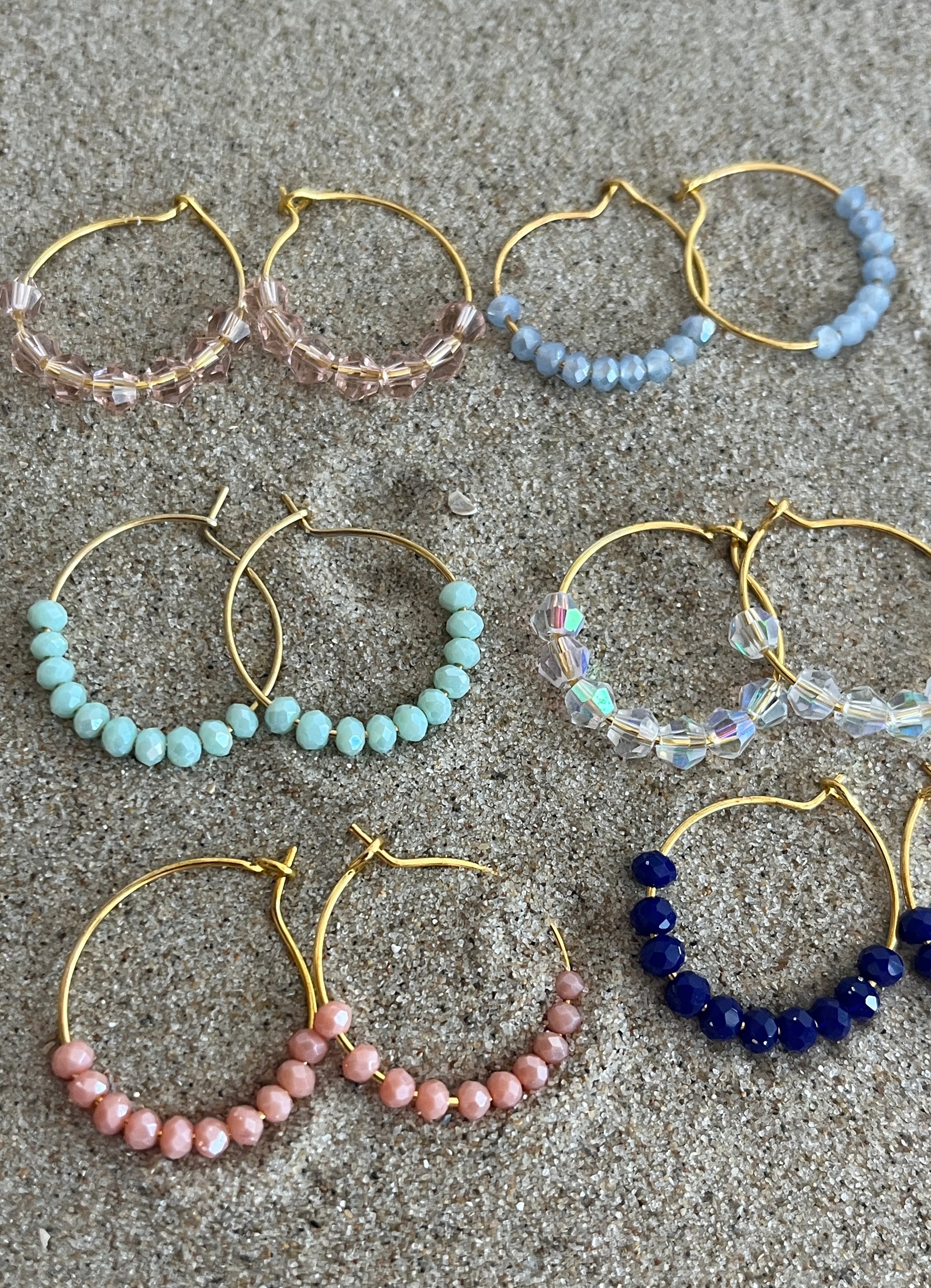 boucles doreilles perles creoles tendance