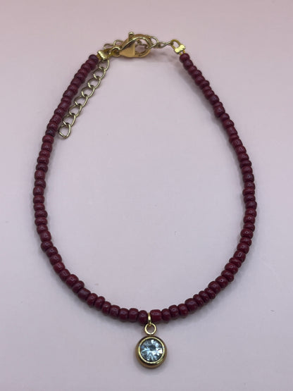 bracelet bordeaux