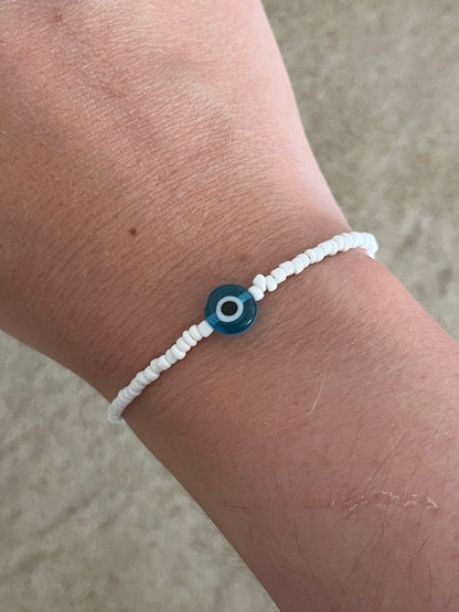 bracelet oeil perles