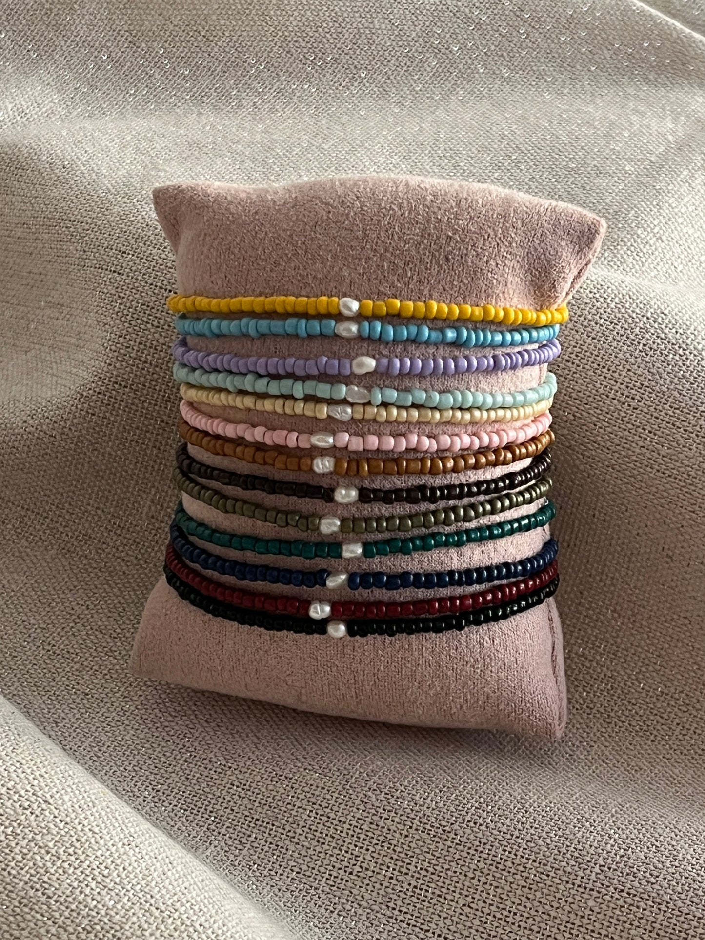 Ondine | Bracelet en perles avec une véritable perle d'eau douce