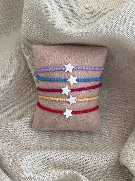 Lugo - Bracelet en perles avec une étoile