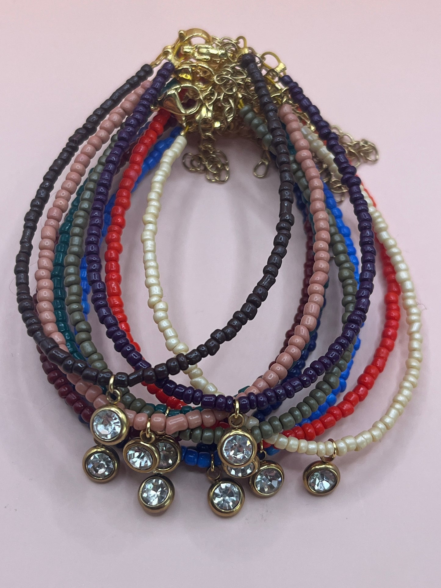 bracelet perles medaillon