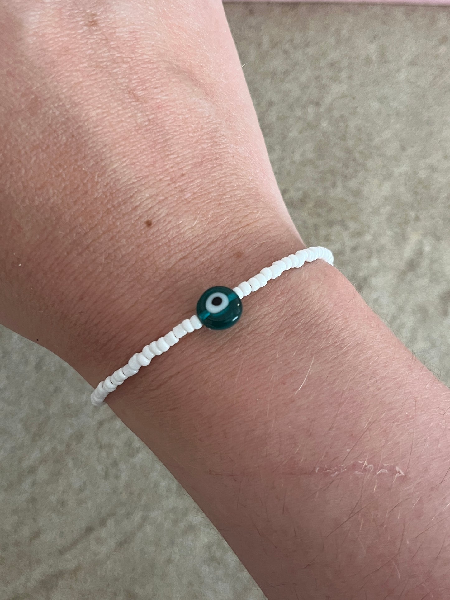 bracelet perles oeil tendance