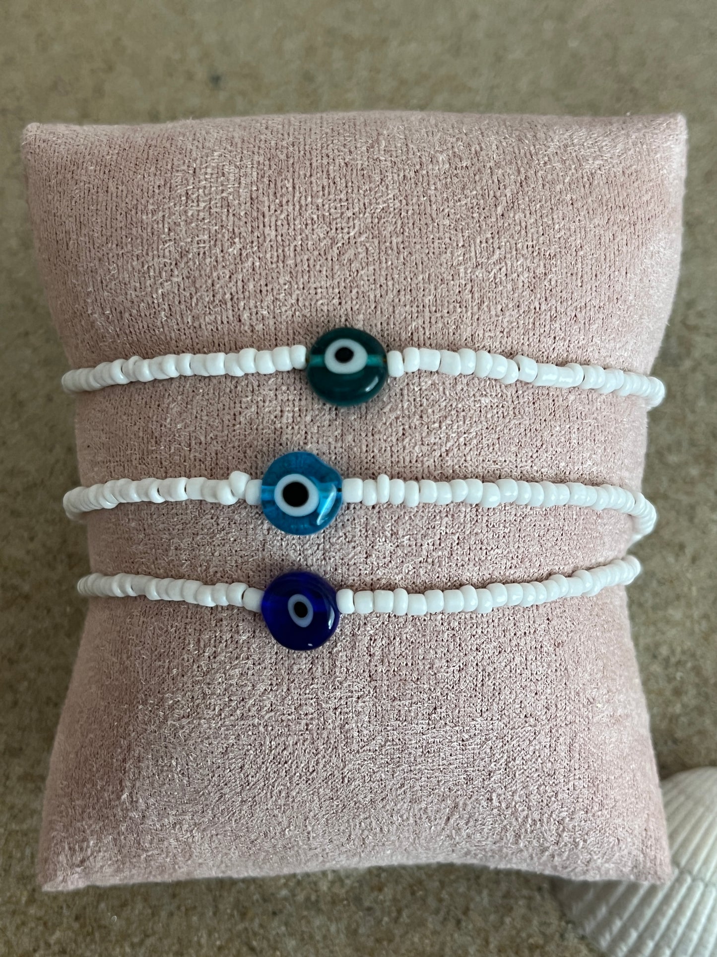 bracelet perles porte bonheur