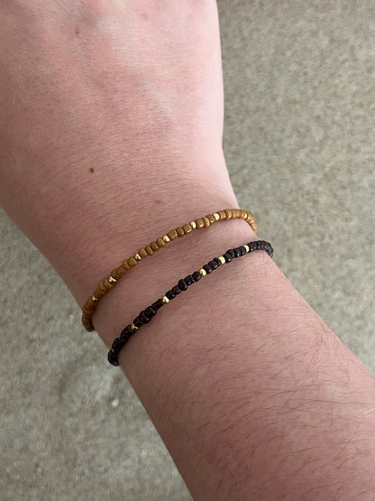 bracelets perles automne