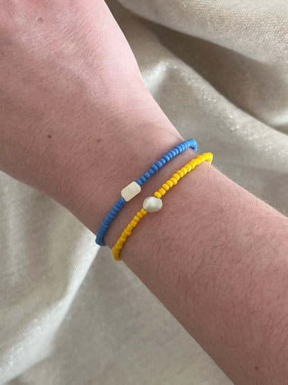 bracelet perles colorees