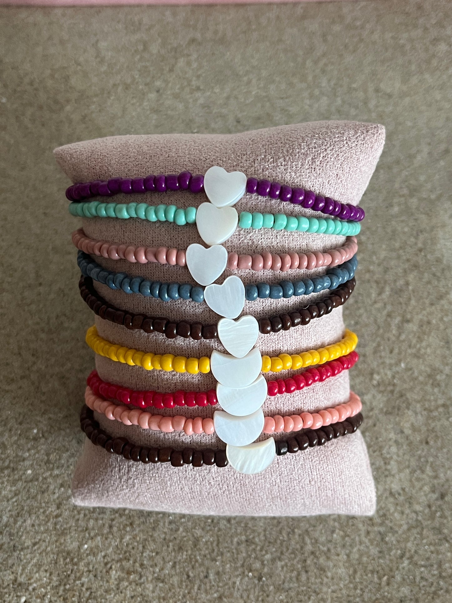 bracelets perles nacre