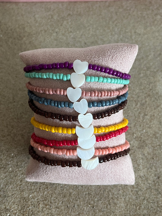 bracelets perles nacre