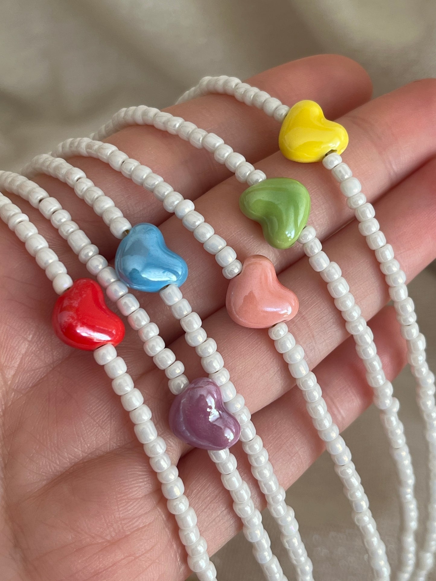 collier coeur tendance printemps