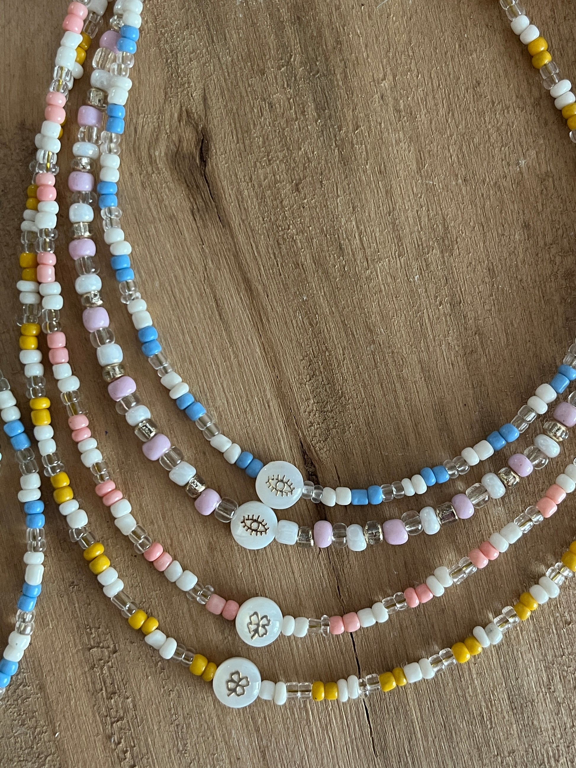 collier colore perles