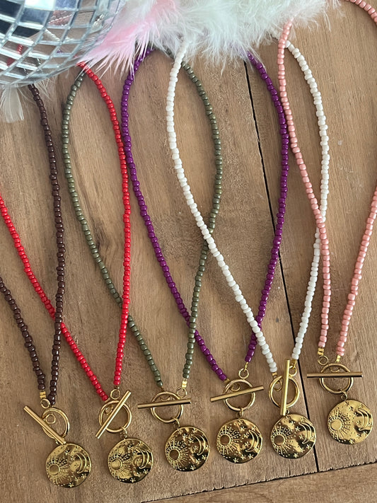 collier perle tendance