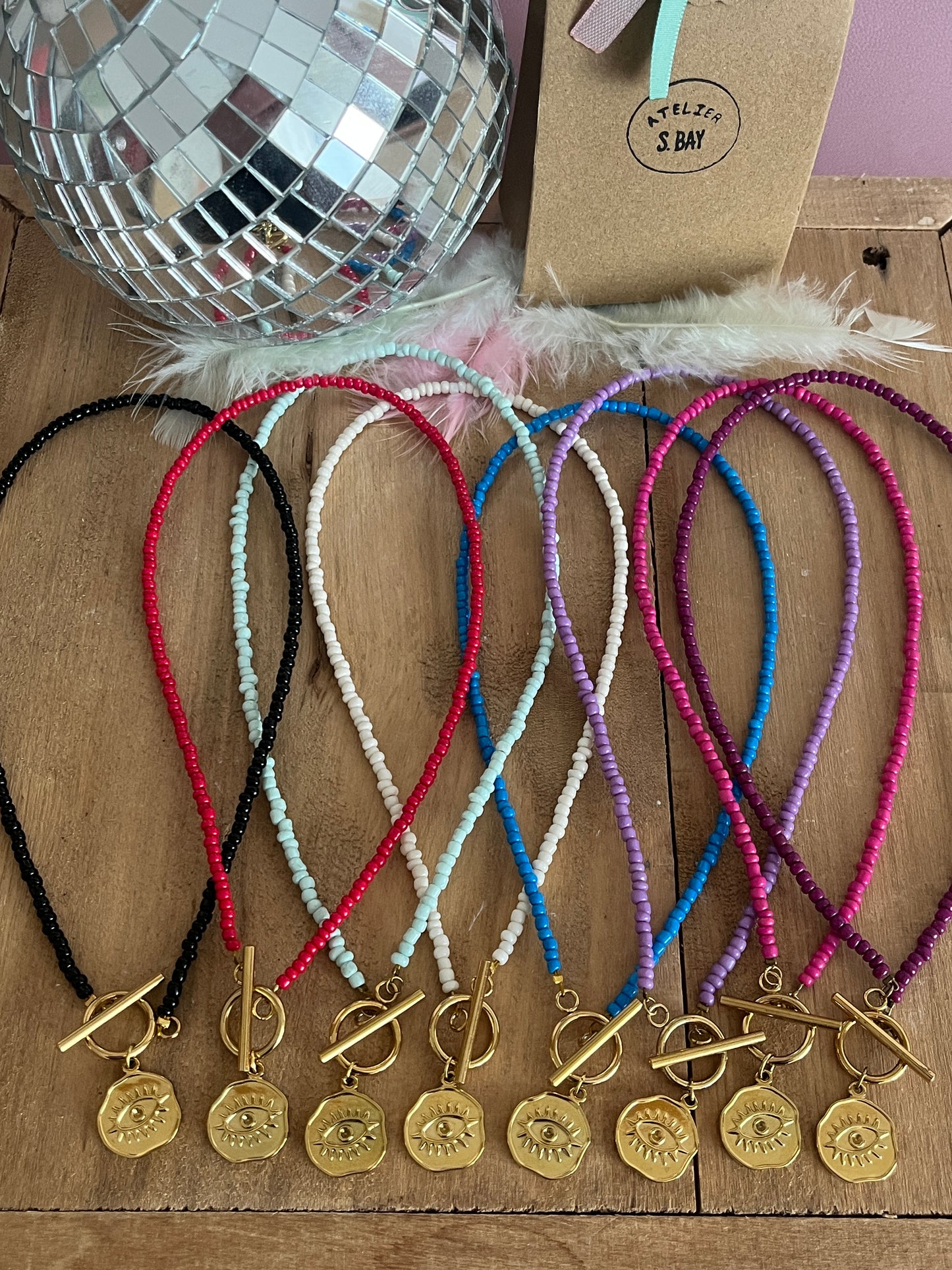 collier perles mauvais oeil