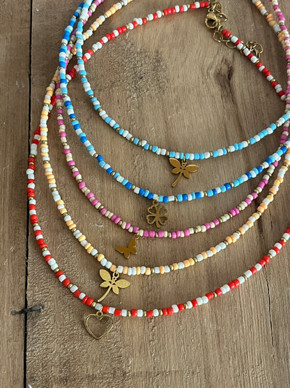Mimi | Collier en perles avec une breloque