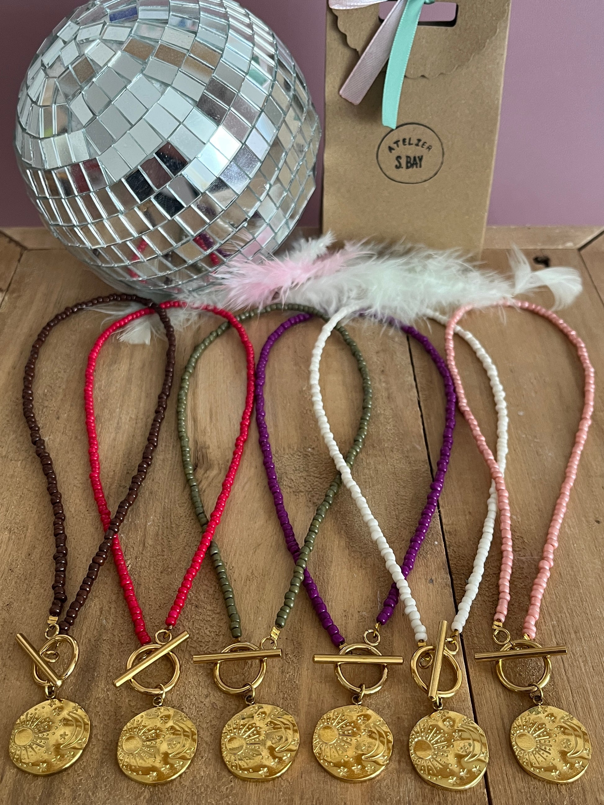 collier perles tendance