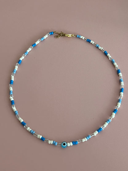 Emma | Collier en perles avec un oeil