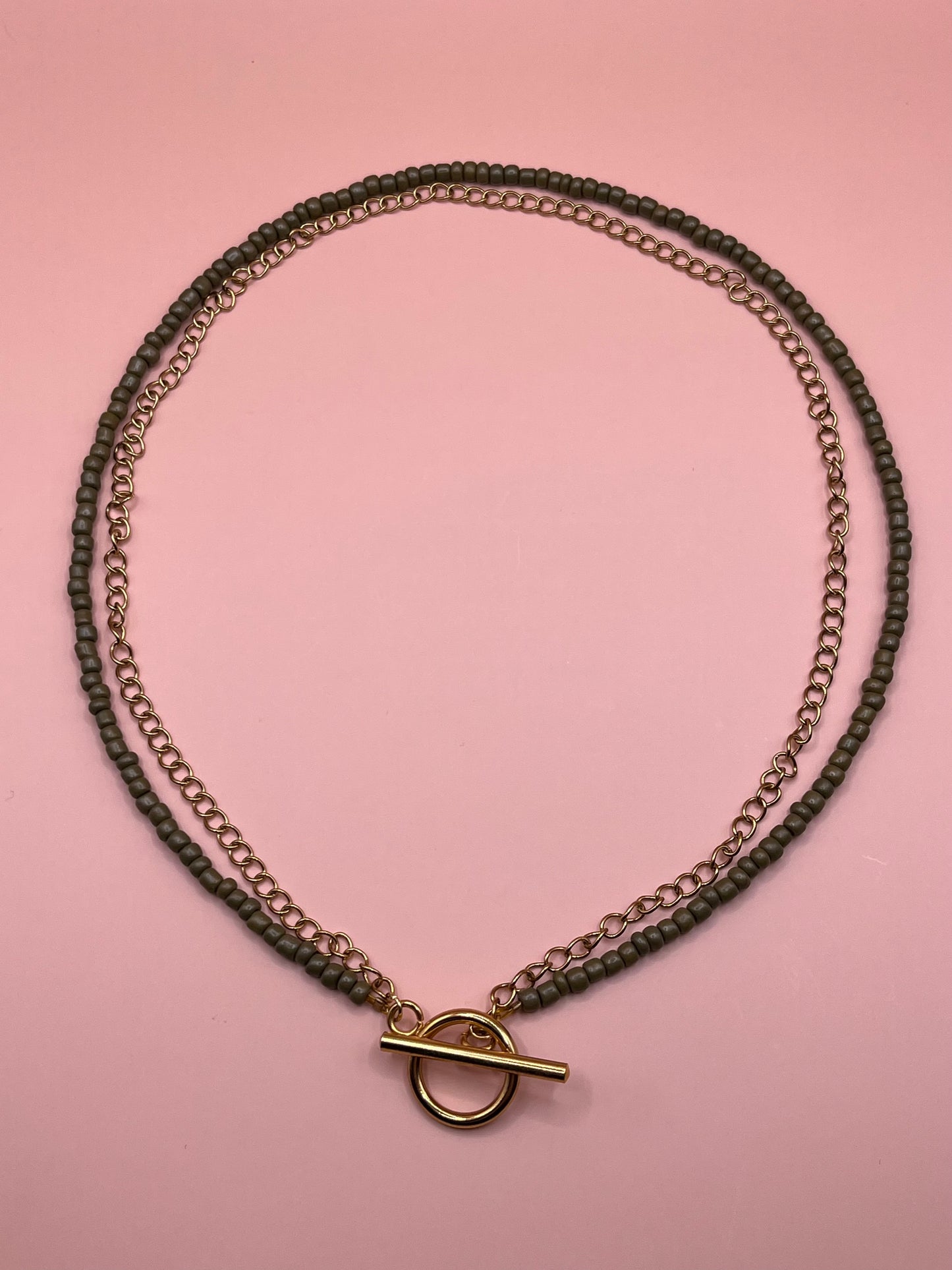 collier double rang perles