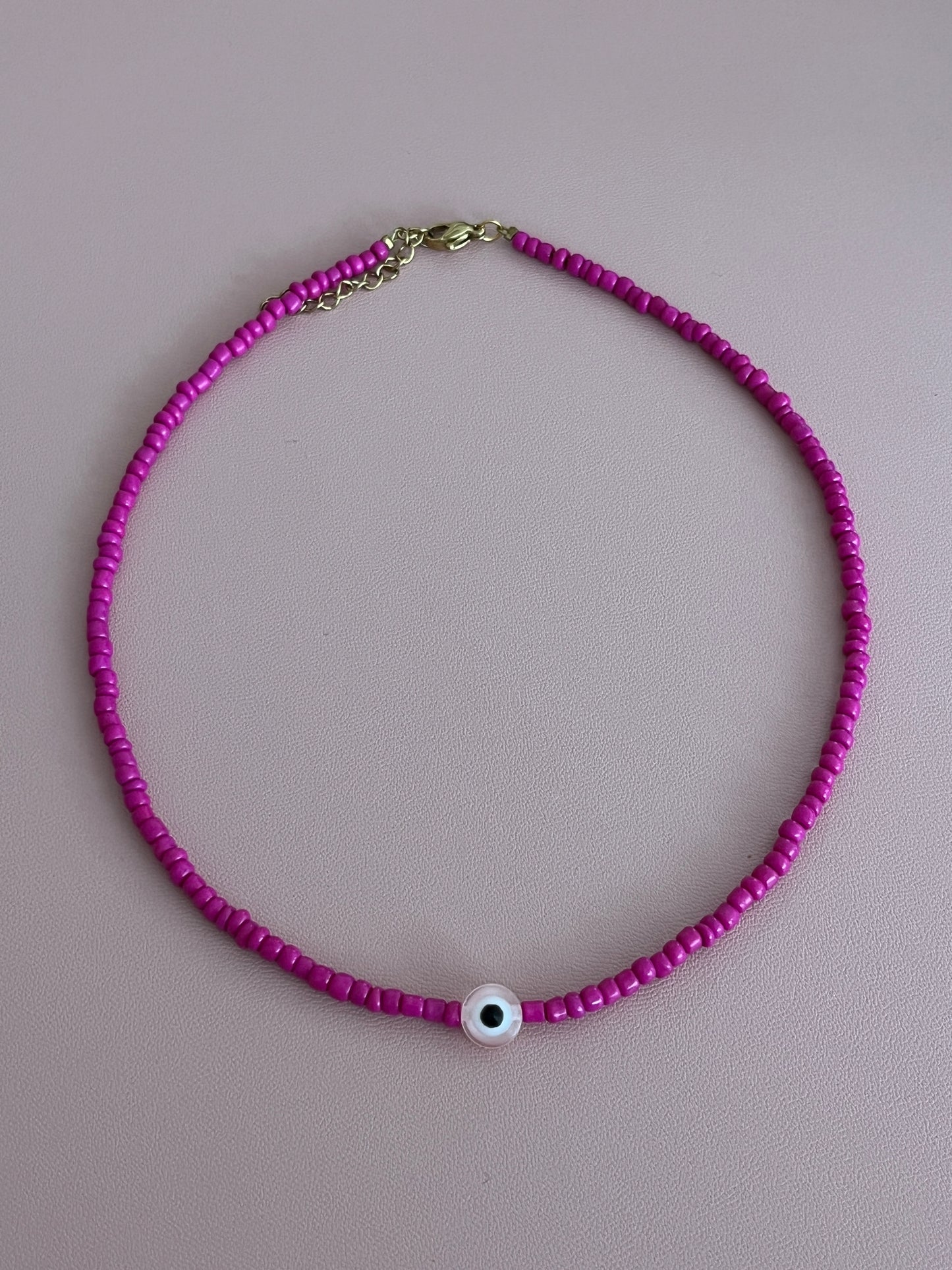 Emma | Collier en perles avec un oeil