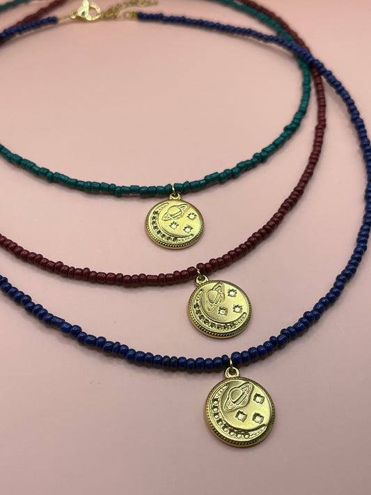 collier perles tendance