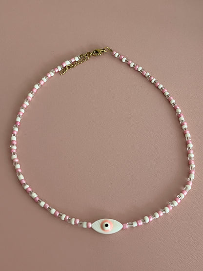 Emma | Collier en perles avec un oeil