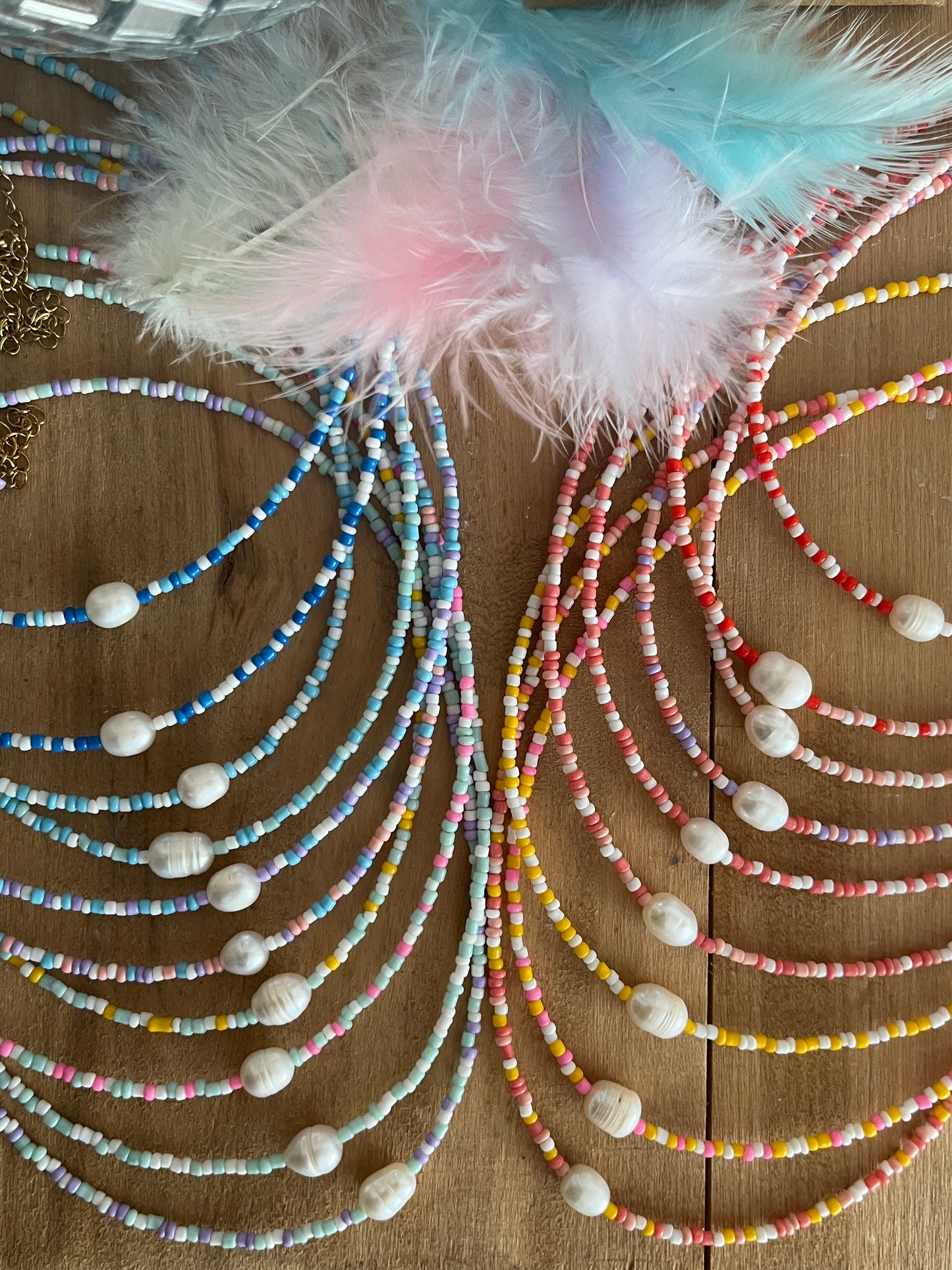 colliers perles tendance