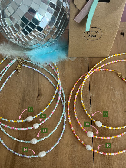 perles colliers tendance