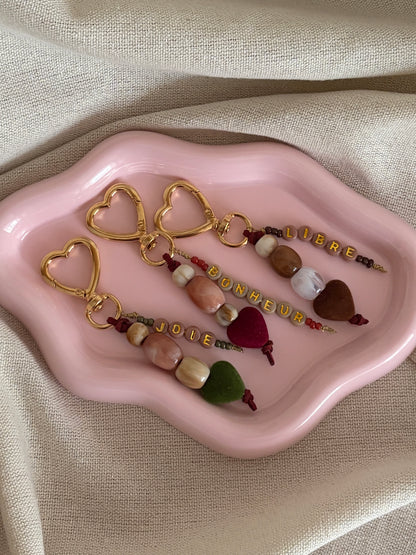 porte cles perles