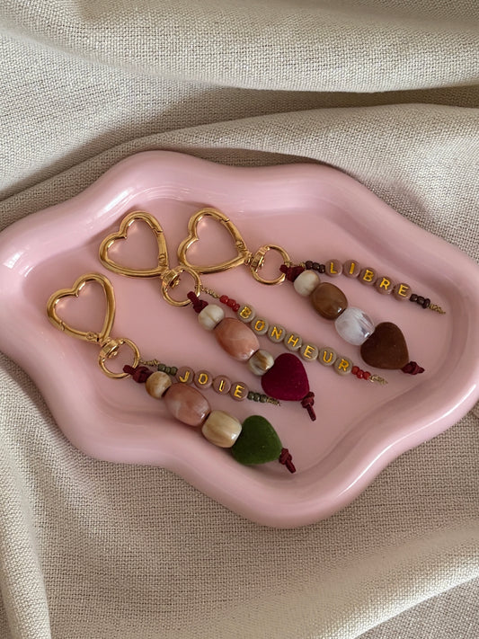 porte cles perles