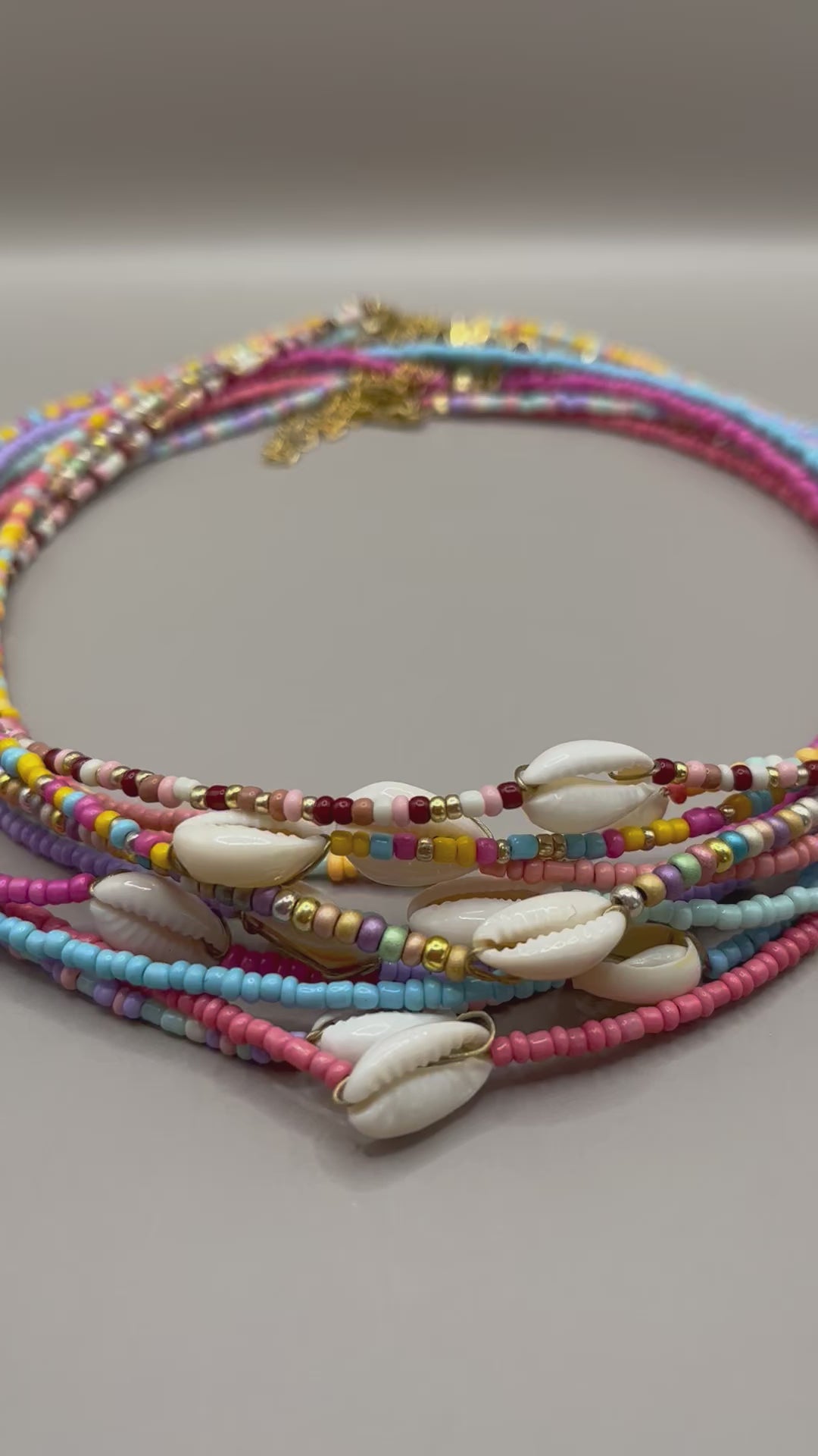 collier tendance coquillage