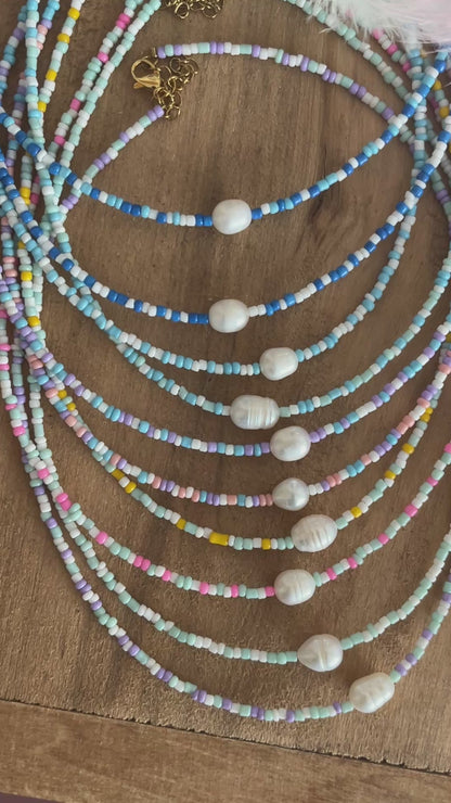 collier tendance perles