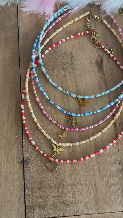 Mimi | Collier en perles avec une breloque