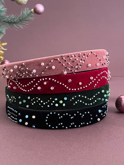 serre tete en perles